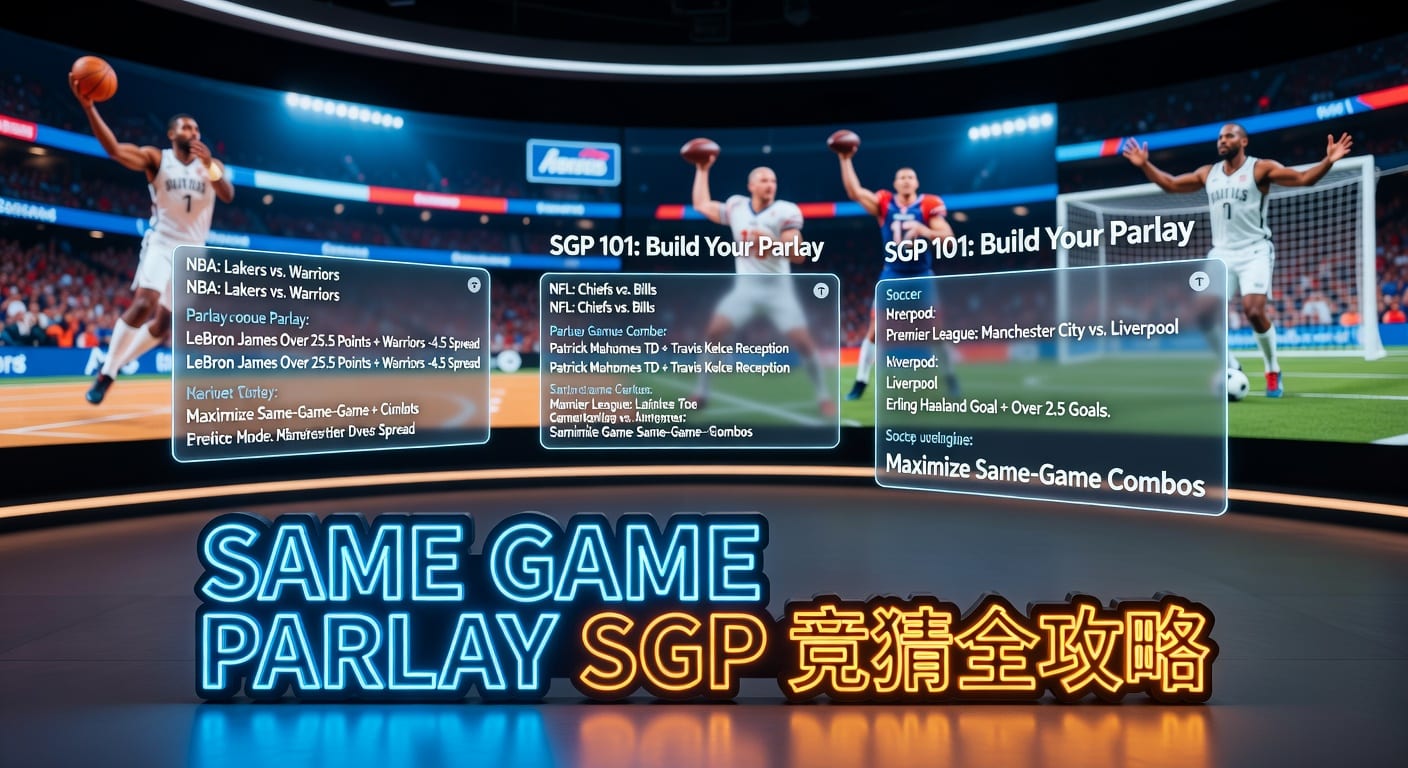 same game parlay SGP实战解析：规则、思路与风险
