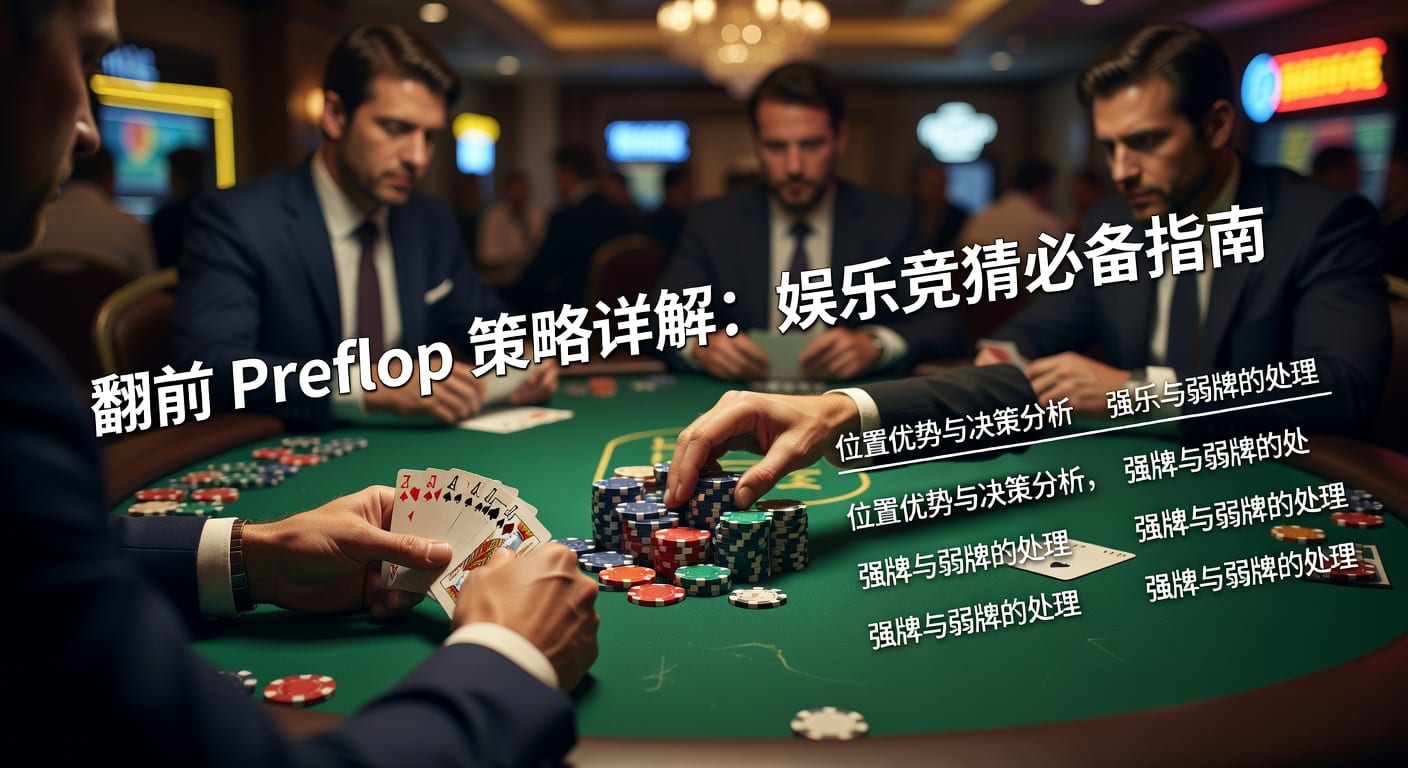 翻前 preflop：赛前起手牌与位置决策指南
