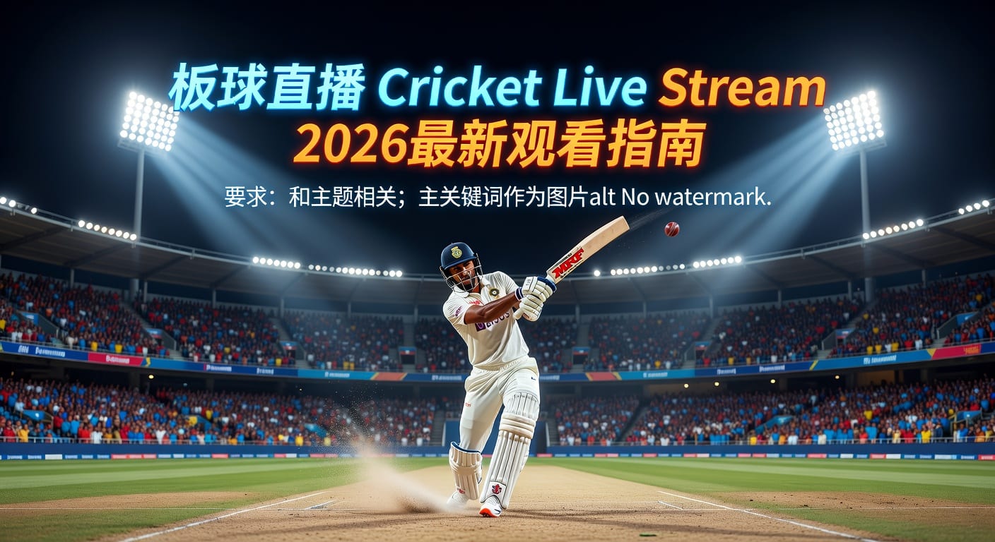 板球直播 Cricket Live Stream｜2026观看指南与赛事追踪