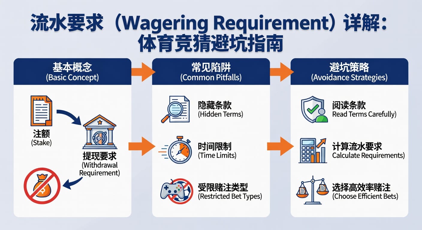 流水要求 sports wagering requirement 详解与计算逻辑